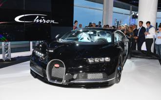 Bugatti fait le show