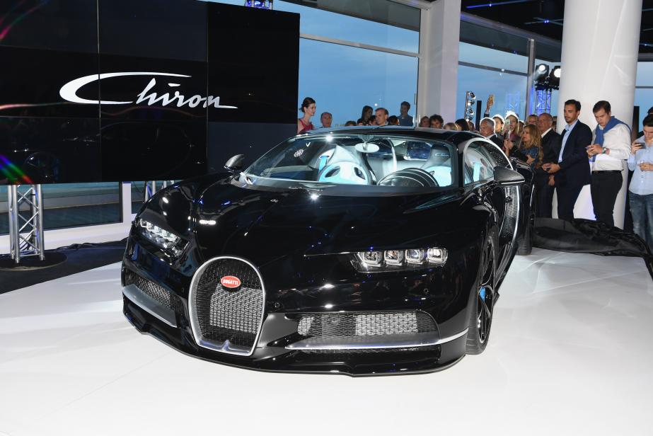 Bugatti fait le show