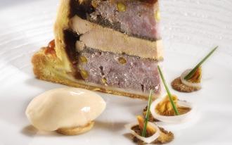 Tourte de canard au foie gras