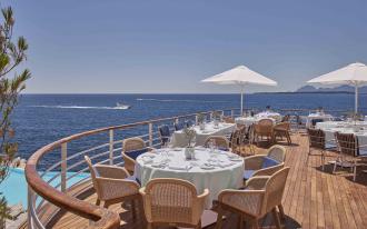 Eden Roc : gastronomie en bleu azur