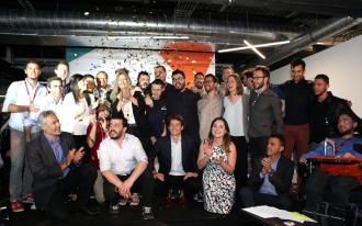 Les trois lauréats du Startup Weekend