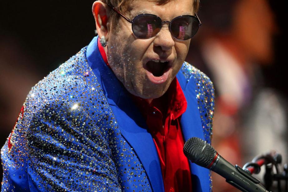 Elton John and is band