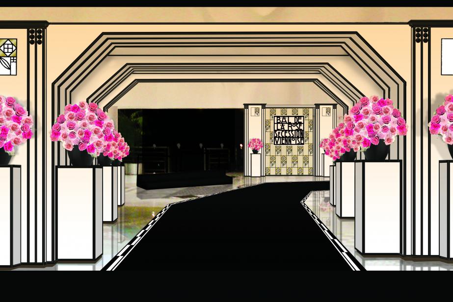 Art Nouveau pour le Bal de la Rose
