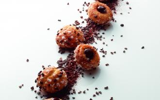 Chou chocolat chaud qui explose en bouche