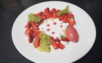 Fraisier déstructuré