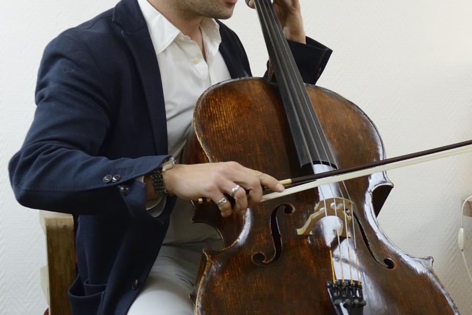 Gautier Capuçon sur le miroir