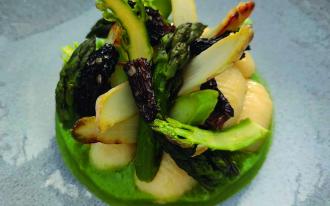 Gnocchis aux asperges et morilles
