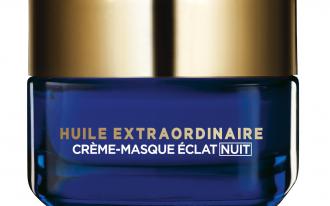 Huile extraordinaire crème-masque éclat nuit.
