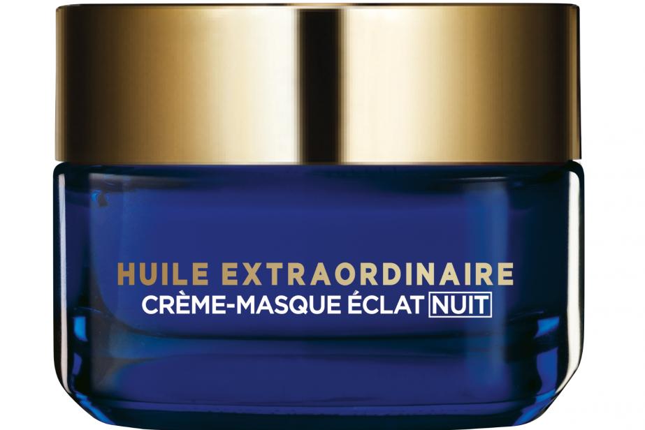 Huile extraordinaire crème-masque éclat nuit.