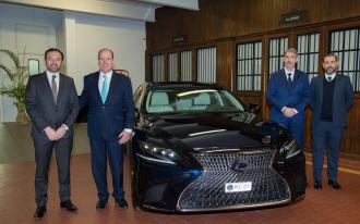 Une Lexus LS 500h pour le Prince Albert II
