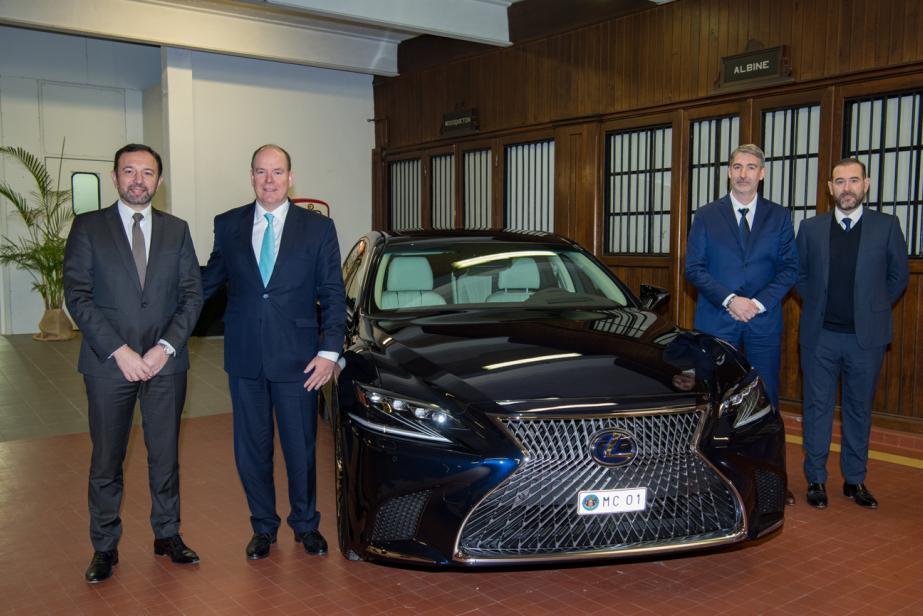 Une Lexus LS 500h pour le Prince Albert II