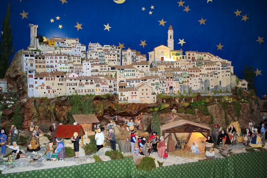 La magie des crèches à Lucéram