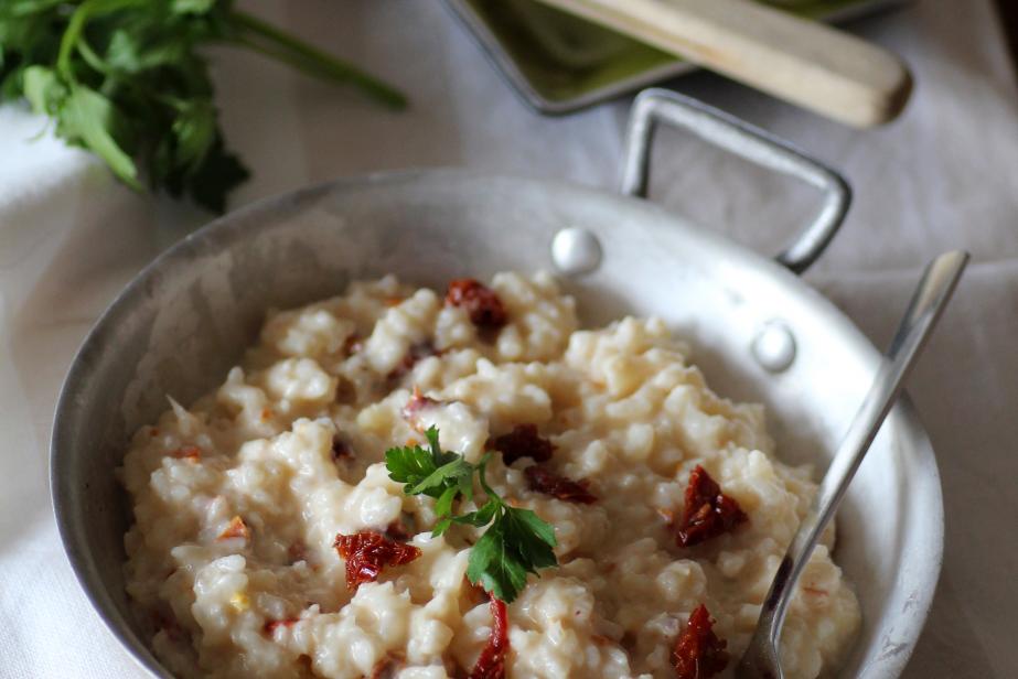 Risotto à la tomate séchée et au Livarot AOP