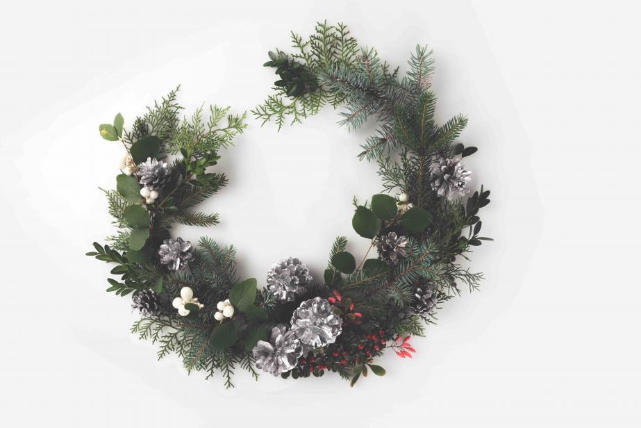 Créez votre couronne de Noël