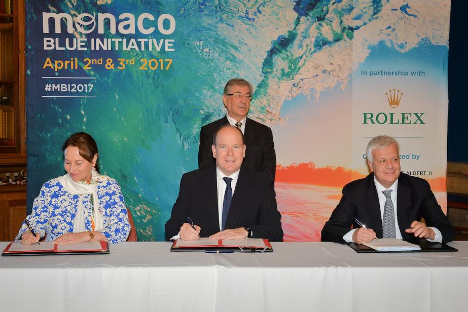 Signature du manifeste de Monaco pour l’Océan