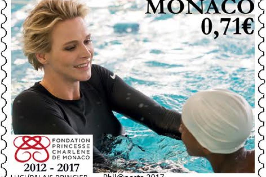L’Office des Timbres de Monaco célèbre les 5 ans de la Fondation Princesse Charlène