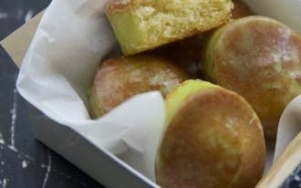 Cakes sans gluten, coco, citron vert