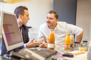 Collombat cuisine pour Au Bec Fin