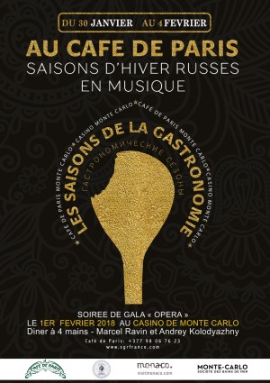 Gastronomie russe au Café de Paris