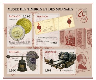 25e Anniversaire de l’ouverture du Musée des Timbres et des Monnaies de Monaco