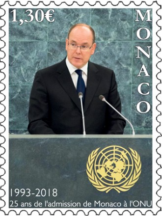25e anniversaire de l'admission de Monaco à l'ONU
