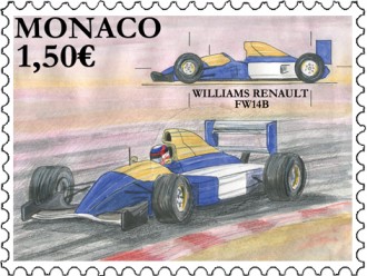 Les voitures de course mythiques Williams Renault FW14B